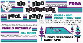 Rio Nido Roadhouse DJ Pool Party September 6th