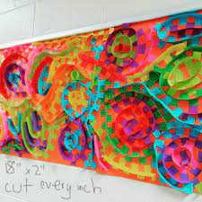 Fun And Bright 3d Art Project For Kids School Art Projects Elementary Art Classroom Art Projects