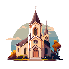 Iglesia Católica PNG ,dibujos Pegatina Clipart Estilo Vector Iglesia De  Adoración En La Naturaleza Dibujos Animados, Pegatina, Clipart PNG y Vector  para Descargar Gratis | Pngtree