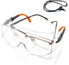 You may require a combination of eye, respiratory or hearing safety gear for certain activities. Buy Safeyear Over Glasses Safety Glasses Sg009 Safety Goggles Eyewear Eyeglasses For Eye Protection With Clear Plastic Lenses And Featuring Rubber Nose And Ear Online In Turkey B07r9rcdv6