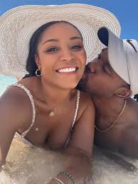 The Honeymooners dripping with honey 🍯 ! Lol (thats what everyone said to  us). So grateful to have spent our first trip together as man and wife in  the Bahamas! 🇧🇸 To