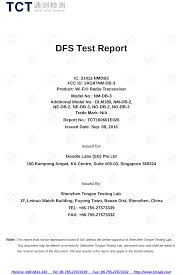 Pdf in word umwandeln ist eine webbasierte online & keine registrierung oder installation. Nm Db 3 Wifi Radio Transceiver Test Report Tct160601e026 Dfs Doodle Labs Sg Pte