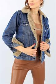 99 95 Tl Mavi Ici Kurklu Bayan Kot Mont 39441 Modamizbir 2020 Moda Stilleri Kot Ceket Kotlar