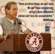 Pin By Theresa Mcmichen On Roll Tide Alabama Crimson Tide Football Nick Saban Quotes Alabama Football Funny