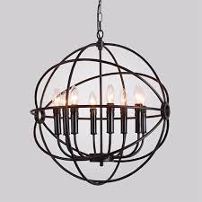 We did not find results for: Modern Industrial Chandelier 6 Light Hanging Fixture Round Ball Cage Pendant Light Alexnld Com
