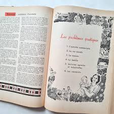 Vintage School Book "calcul Vivant" by Vassort éditions Hachette  1953/school Math Course Lesson Problems Exercises/illustrated Illustrations 