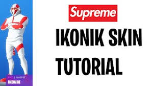 Update leaks custom skins etc? Supreme Ikonik Skin Tutorial Custom Ikonik Skin Youtube
