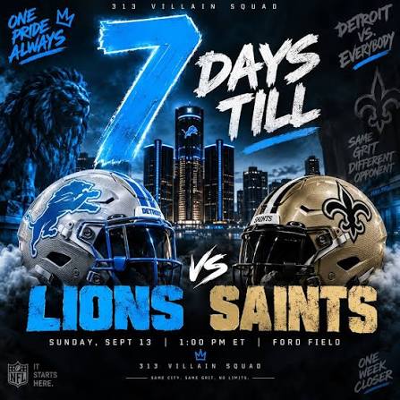 Detroit Lions vs. New Orleans Saints score prediction: September 13 at Ford Field