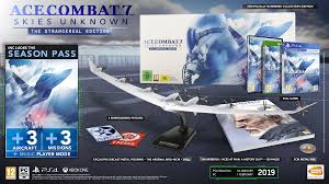Exclusive diecast metal figurine of the arsenal bird (40cm:500g). Ace Combat 7 S Collector S Edition Revealed Ace Combat 7 Skies Unknown Gamereactor