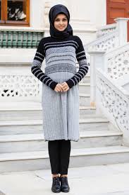 En Sik Sedanur Tesettur Triko Tunik Modelleri Tunik Triko Rahat