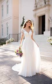 Herbst 2012 brautkleider delsa sposa, originellen kreationen spektakuläre brautkleider mit vielen es gibt mehrere optionen für diese ausschnitte brautkleider fallen 2012 delsa sposa, etwas mit. Lassiges Langarmliges Brautkleid Stella York Brautkleider Brautkleid Brautkleider Langarmliges Lassiges Ste Hochzeitskleid Stella York Brautmode Braut
