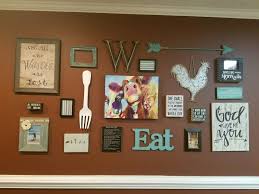 Collage distressed frame, turquoise, 4x6 openings, turquoise by americanflat (1) $31. My Country Farmhouse Collage Wall In The Kitchen Painting The Maroon A Grey Colo Shabby Chic Living Room Rustic Country Kitchen Decor Shabby Chic Living Room