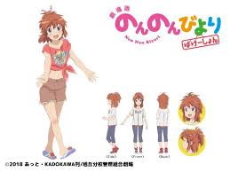 natsumi koshigaya va ayane sakura from anime movie non non biyori vacation ゆるキャン アニメ 登場人物