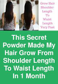 This Secret Powder Made My Hair Grow From Shoulder Length To Waist Length In 1 Month Ingredients Required A Grow Hair Rosemary For Hair Henna Powder For Hair