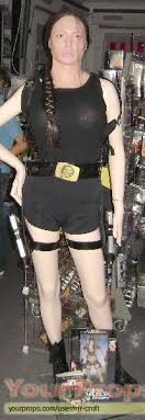 ( lara croft) angelina jolie from the movies lara croft: Tomb Raider Cradle Of Life Lifesize Angelina Jolie Lara Croft Replica Movie Costume