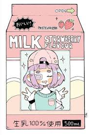 Kawaii Strawberry Milk Girl Cute Art Kawaii Art Art See more ideas about pink milk, strawberry milk, cat aesthetic. kawaii strawberry milk girl cute art