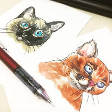 Check spelling or type a new query. Kucing Kucing Watercolor Draw Paint Watercolorcat Catty Cat Watercolours Drawings Illustration Art Watercolor Cat