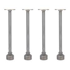 Only 3 available and it's in 20 people's carts. Rustic Industrial Pipe Decor Table Legs Authentic Industrial Steel Grey Iron Fittings Flanges And Pipes For Custom Vintage Tables And Furniture Decorations Diy Kit With Hardware 12 Inch Buy Online In Belize At