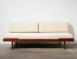 Mid Century Modern Daybed With Mattress And Bolster Cushions Modern Daybed Daybed Mattress Mid Century Modern Daybed
