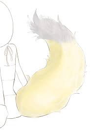 Add the tail, back legs and more detail to the paws. Let S Draw Fluffy Tails And Ears Medibang Paint