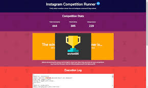 Maybe you would like to learn more about one of these? My Tool For Running A Fair Instagram Sweepstakes Contest By Baz Medium