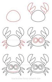 How To Draw A Crab Easy Drawings Art Drawings For Kids Cute Easy Drawings