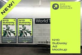 Nyc Subway Ad Mockup Nyc Subway Billboard Mockup Mockup