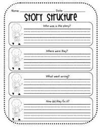 Free Story Structure Worksheets First Grade Graphic Organizers Reading Classroom Classroom Writing