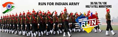 Latest information for joining indian armed forces. Run For Indian Army Virtual Edition