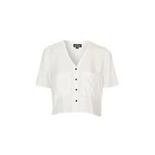 Topshop Petite Casual Short Sleeve Shirt 860 Hnl Liked On Polyvore Featuring Tops Shirts Ivory White V Ne Petite Casual Petite Shirts Petite White Shirt