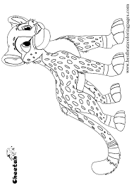 Printable Cheetah Coloring Pages For Kids Bratz Coloring Pages Baby Cheetahs Cheetah Drawing Cheetah Cartoon