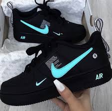 Black Wave Utility Airforces Gs Sizes And Men Sizes Shoes Sneakers Nike Nike Air Shoes Nike Shoes Air Force