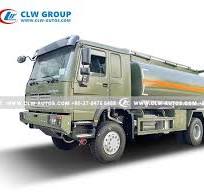 China HOWO 4x4 Off Road 15000L Fuel Bowser Refueling Tank ...