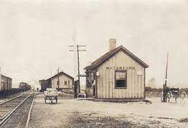 Train Depot Waterford Michigan Early 1900s Train Depot Old Train Station Abandoned Train