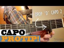 Capo Protip Drop D Capo 2 Standard Tuning Guitar Lesson