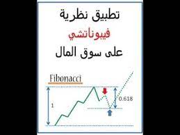تطبيق نظرية فيبوناتشي fibonacci chart line chart