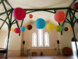 Paper Lantern Decor At A One Of Our Weddings