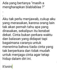 Pin Oleh Ikerenwarin Di Quotes Perasaan Kutipan Tahu