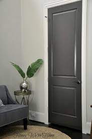 The Best Colours To Paint The Inside Of Your Front Door Grey Interior Doors Painting Interior Doors Black Black Interior Doors