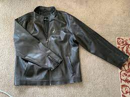 Machine Clothing Company Xxl Mens Leather Jacket Fashion Clothing Shoes Accessories Mensclo Leather Jacket Black Leather Bomber Jacket Printed Sweatshirts