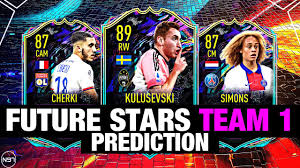Ferran torres protagonista dell'appuntamento odierno, gioiello del valencia destinato ad un futuro brillante da top player. Fifa 21 Future Stars Team 1 Prediction Ft Kulusevski Cherki Simons Youtube