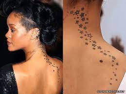 That's one for each finger, but, of course, they aren't laid out as simply as that. Rihanna S Tattoos Meanings Steal Her Style