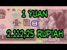 Misalnya mata uang indonesia seperti kita ketahui bersama adalah rupiah, yang disingkat rp. Terjawab 1 Yuan Berapa Rupiah Youtube