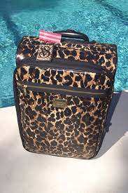 New victoria's secret pink carry on luggage bag camo print wheelie rolling bag. Victoria S Secret Suitcase Supermodel Essentials Leopard Wheelie Luggage Bag Nwt Luggage Bags Victoria Secret Bags