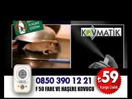 Kovmatik Ultrasonik Fare Haser Kovucu Kus Ve Yaban Hayvan Kacirici Ci Fareler Kus Hayvan