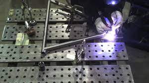 Welding A Bike Frame On A Stronghand Buildpro Table Youtube