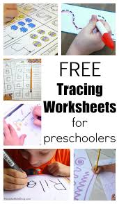 Handwriting practice paper for kids: 20 Free Preschool Tracing Worksheets