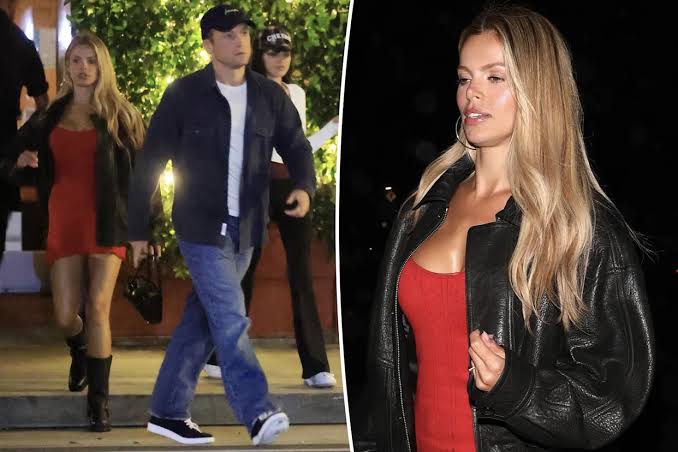 Brooks Nader and Taron Egerton step out for low-key dinner date at Los  Angeles hotspot