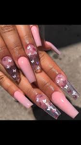 Find great deals on ebay for butterfly acrylic nail art. Nature Pink Nails Pink And Natural Nails Image 7587474 On Favim Com