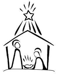 Christmas Nativity Clip Art Nativity Line Drawings Christmas Paintings Christmas Doodles Christmas Drawing
